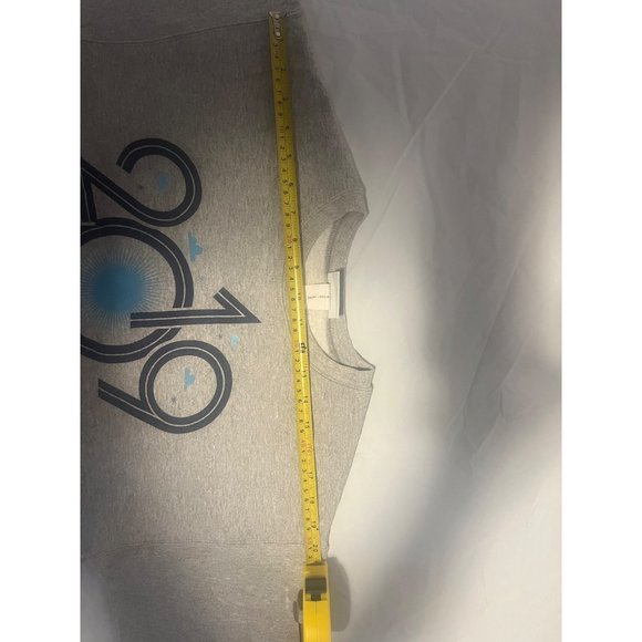 Disney Sweatshirt Men Small Gray Pull Over Sweater Parks Resort Land Mickey And - Picture 9 of 9